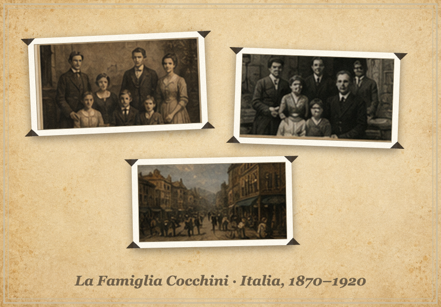 The Cocchini Family Album, Italia 1870–1920